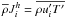 \hbox{$\overline \rho J_i^h = \overline {\rho {u}'_i {T}'}$}
