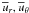 \hbox{$\overline u _r , \overline u _\theta$}