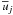 \hbox{$\overline u _j $}