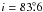 \hbox{$i=83\fdg 6$}