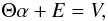 \begin{equation} \label{equ_noisesparse} \Theta\alpha+E=V, \end{equation}