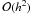 \hbox{${\cal O}(h^2)$}