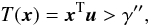 \appendix \setcounter{section}{1} \begin{equation} \label{eq:test1} T(\xb) = \xb^{\rm T} \ub > \gamma'', \end{equation}