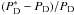 \hbox{$(\PD^* - \PD)/\PD$}