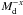 \hbox{$M_{\rm d}^{-x}$}