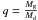 \hbox{$q={M_{\rm g}\over M_{\rm d}}$}