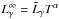 \hbox{$L_\gamma^\infty=\tilde{L}_\gamma T^\alpha$}