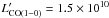 \hbox{$L'_{\mathrm{CO(1- 0)}} = 1.5 \times 10^{10}$}
