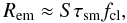 \appendix \setcounter{section}{1} \begin{equation} R_{\rm em} \approx S \tau_{\rm sm} f_{\rm cl}, \end{equation}