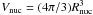 \hbox{$V_{\rm nuc} = (4 \pi/3) R_{\rm nuc}^3$}