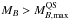 \hbox{$M_B > M_{B,\max}^{\rm QS}$}