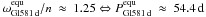 \hbox{$\omega_\mathrm{Gl581\,d}^\mathrm{equ}/n~\approx~1.25 \Leftrightarrow P_\mathrm{Gl581\,d}^\mathrm{equ}~\approx~54.4\,\mathrm{d}$}