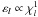 \hbox{$\varepsilon_l\propto\chi_l^1$}