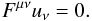 \begin{equation} F^{\mu\nu}u_{\nu}=0. \label{eq:mhd} \end{equation}
