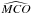\hbox{$\widehat{MCO}$}