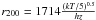 \hbox{$r_{200}=1714\frac{(kT/5)^{0.5}}{hz}$}