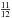 \hbox{$\frac{11}{12}$}