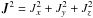 \hbox{$\vec{J}^2= J_x^2+J_y^2+J_z^2$}
