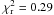 \hbox{$\chi^2_{\mathrm{r}} = 0.29$}