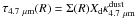 \hbox{$\tau_\mathrm{4.7~\mu m}(R)=\Sigma(R)X_\mathrm{d}\kappa^\mathrm{dust}_\mathrm{4.7~\mu m}$}