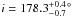 \hbox{$i =178.3^{+0.4\,\circ}_{- 0.7}$}