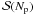 \hbox{${\cal S}(N_{\rm p})$}