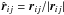 \hbox{$\hat{\vec r}_{ij}={\vec r}_{ij}/|{\vec r}_{ij}|$}