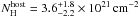 \hbox{$N_{\rm H}^{\rm host} = 3.6^{+1.8}_{-2.2} \times 10^{21}\,\rm{cm}^{-2}$}