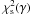 \hbox{$\chi^{2}_{\rm s}(\gamma)$}