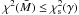 \hbox{$\chi^{2}(\bar{M}) \leq \chi^{2}_{\rm s}(\gamma)$}