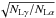 \hbox{$\sqrt{N_{\rm L\gamma}/{N_{\rm L\alpha}}}$}