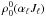\hbox{$\rho^0_{0}(\alpha_{\ell} J_{\ell})$}