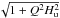 \hbox{$\sqrt{1+Q^2 H_{\rm u}^2}$}