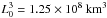 \hbox{$L_{0}^{3} = 1.25 \times 10^{8}~{\rm km}^{3}$}