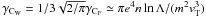 \hbox{$\gamma_{\rm C_W}= 1/3\sqrt{2/\pi} \gamma_{\rm C_F}\simeq \pi e^4n \ln{\Lambda}/(m^2 v_{\rm T}^3)$}