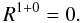 \begin{equation} R^{1+0} = 0. \end{equation}