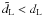 \hbox{$\tilde{d}_{\rm L} < d_{\rm L}$}