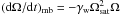 \hbox{$({\rm d} \Omega / {\rm d} t)_{\rm mb} = - \gamma_{\rm w} \Omega_{\rm sat}^{2} \Omega $}