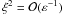 \hbox{$\xi^2 = {\cal O}(\varepsilon^{-1})$}