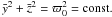 \hbox{$\bar{y}^2 + \bar{z}^2 = \varpi_0^2 = \mbox{const.}$}