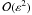 \hbox{${\cal O}(\varepsilon^2)$}
