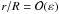 \hbox{$r/R = {\cal O}(\varepsilon)$}