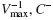 \hbox{$V_{\mathrm{max}}^{-1}$}