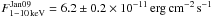 \hbox{$F^{\rm Jan09}_{\rm 1-10\,keV}=6.2\pm0.2\times10^{-11}\,\ergscm$}