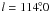 \hbox{$l=114\fdg0$}