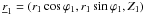 \appendix \setcounter{section}{2} \hbox{$\underline{r}_1=(r_1\cos\varphi_1, r_1\sin\varphi_1, Z_1)$}