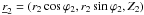 \appendix \setcounter{section}{2} \hbox{$\underline{r}_2 = (r_2\cos\varphi_2, r_2\sin\varphi_2, Z_2)$}