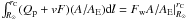 \hbox{$\int_{R_\odot}^{r_{\rm C}} (Q_{\rm p}+v F)(A/A_{\rm E}){\rm d}l = F_{\rm w} A/A_{\rm E}|_{R_\odot}^{r_{\rm C}}$}