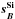 \hbox{$\vec{s_{B}^{\mathrm{Si}}}$}