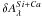 \hbox{$\delta A_{\lambda}^{Si+Ca}$}